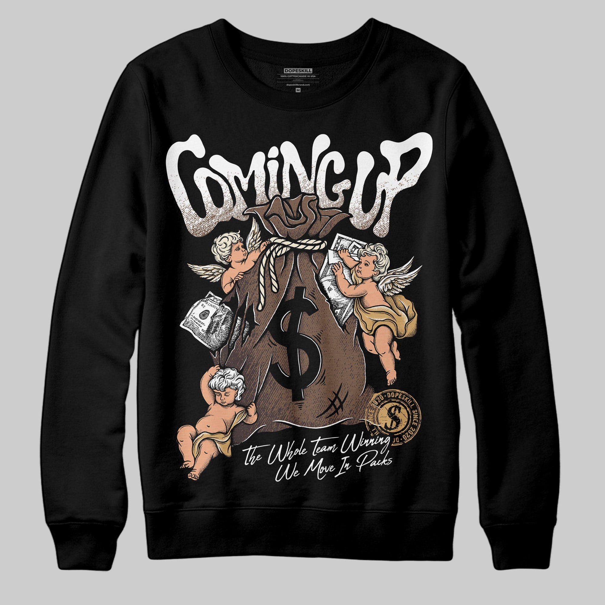 Earth 5s superstreetwear Sweatshirt Money Bag Coming Up Graphic