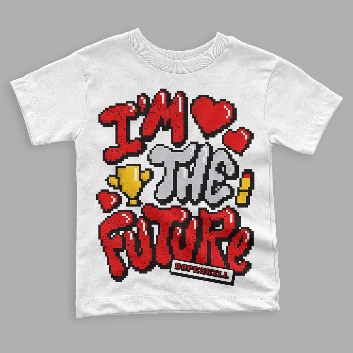 Red Cement 4S superstreetwear Toddler Kids T-shirt I'm The Future Graphic
