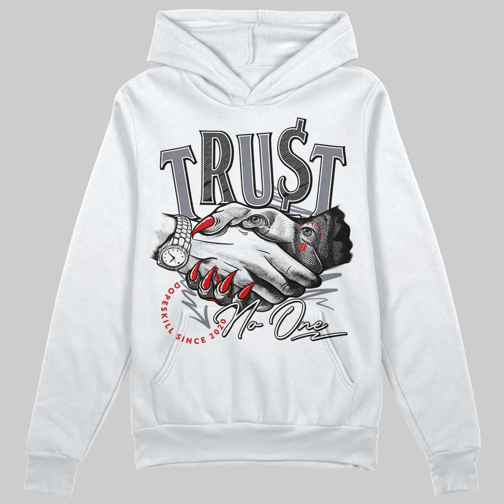 Fire Red 9s superstreetwear Hoodie Sweatshirt Trust No One Graphic