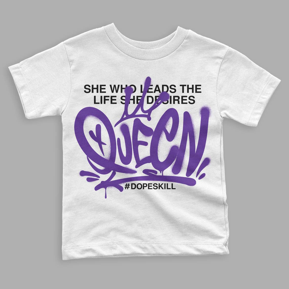 Court Purple 13s superstreetwear Toddler Kids T-shirt Queen Graphic