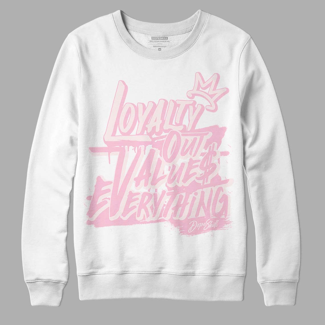 Dunk Low Pink Foam superstreetwear Sweatshirt LOVE Graphic