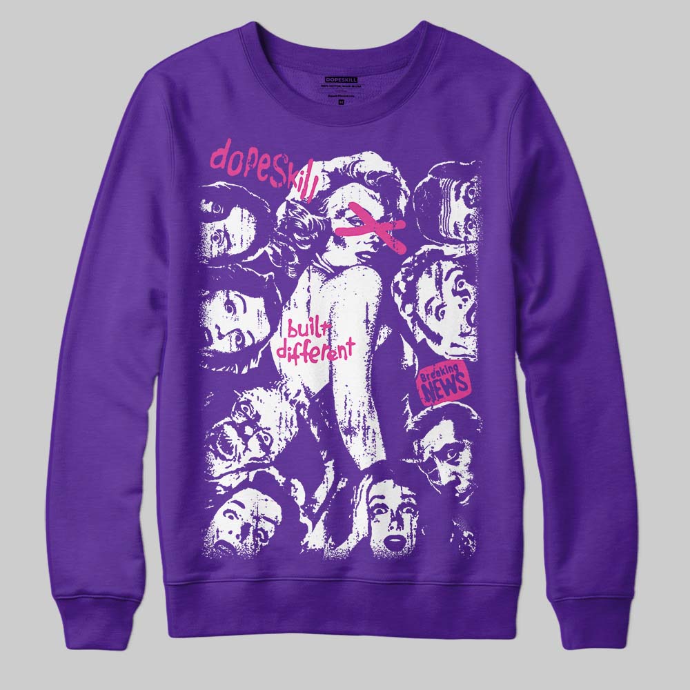 PURPLE Collection superstreetwear Sweatshirt Built Different Graphic