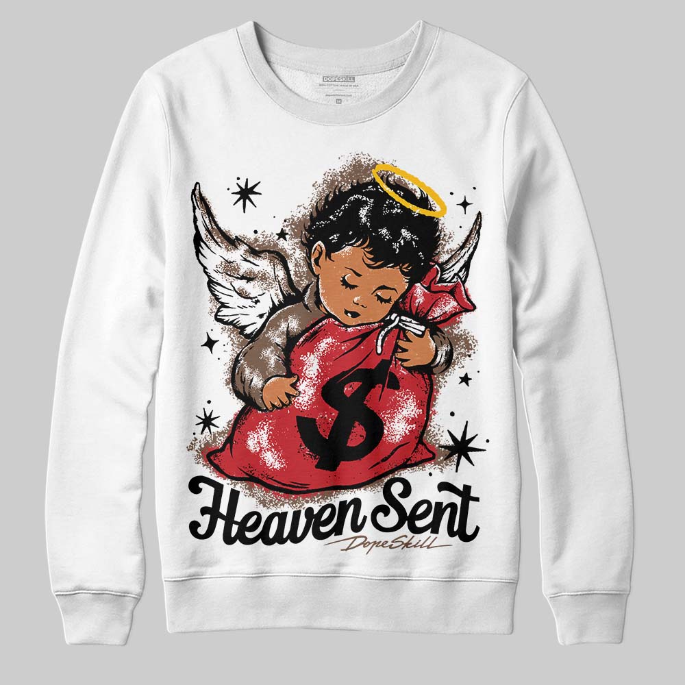 Olive 9s superstreetwear Sweatshirt Heaven Sent Graphic