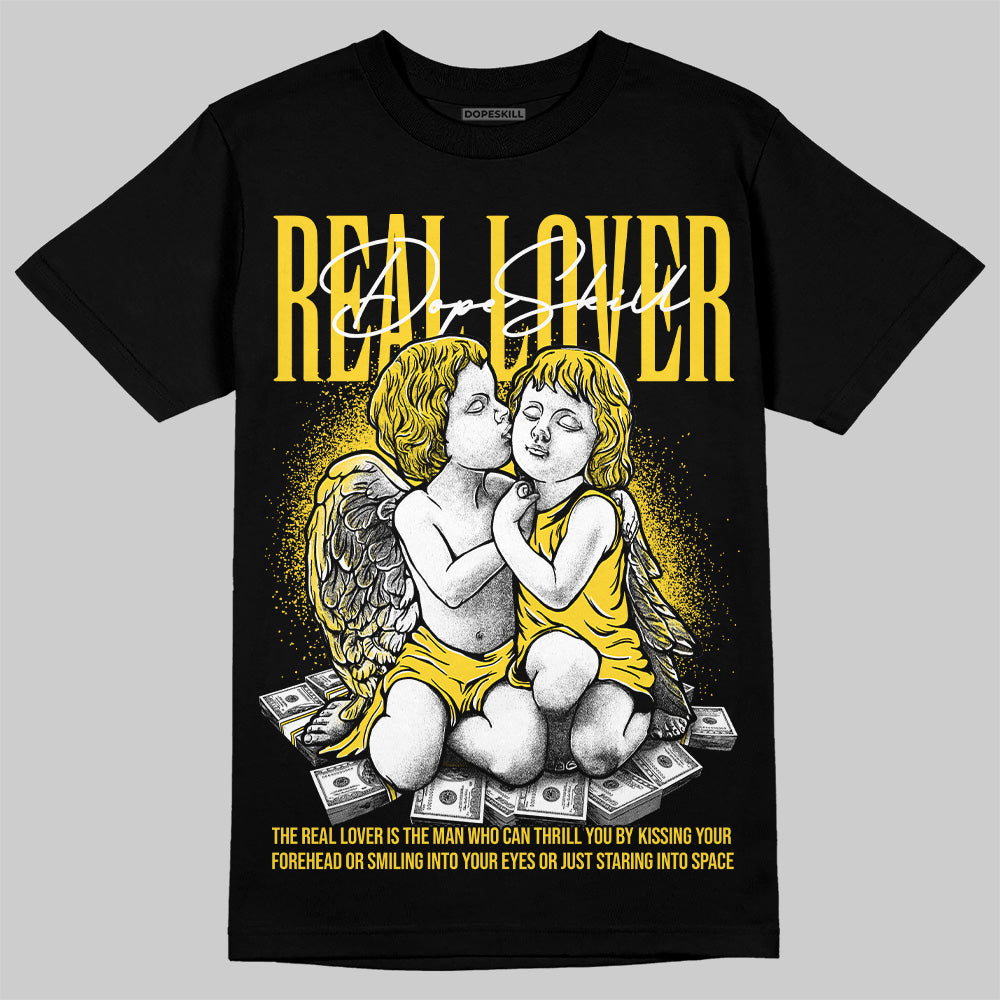 Black Tour Yellow AJ 4 Thunder superstreetwear Unisex T-Shirt Real Lover Graphic