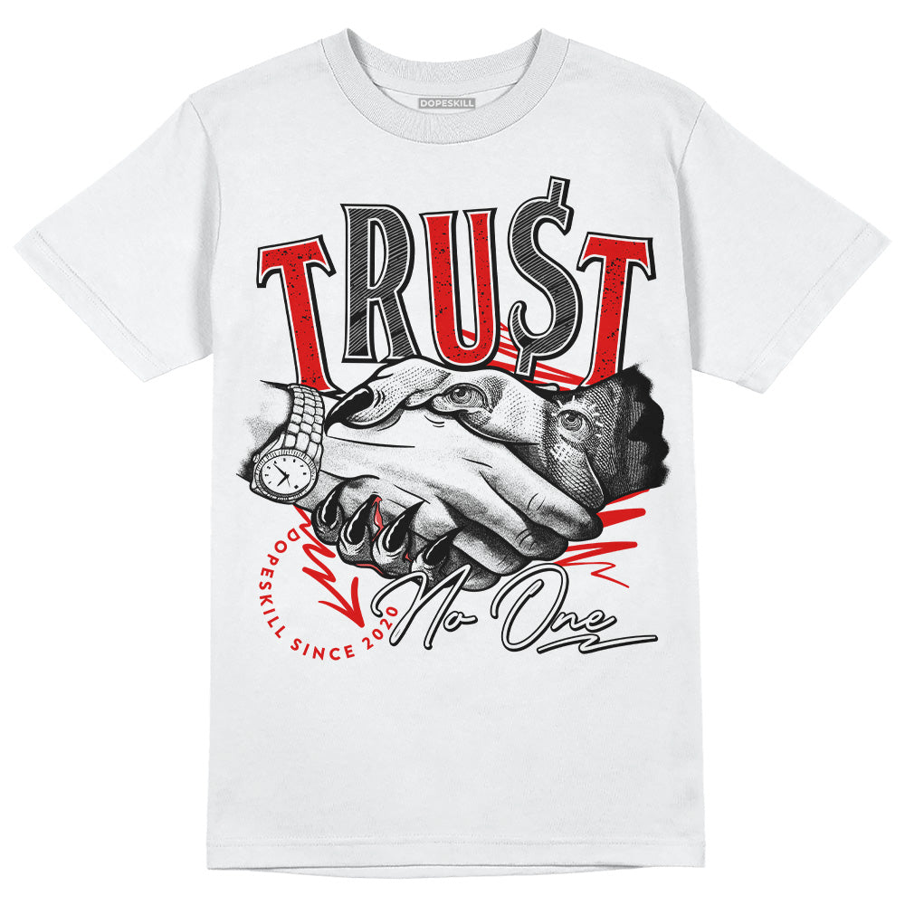 Red Cement 4S superstreetwear T-Shirt Trust No One Graphic