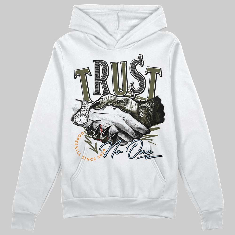 Olive 5s superstreetwear Hoodie Sweatshirt Trust No One Graphic