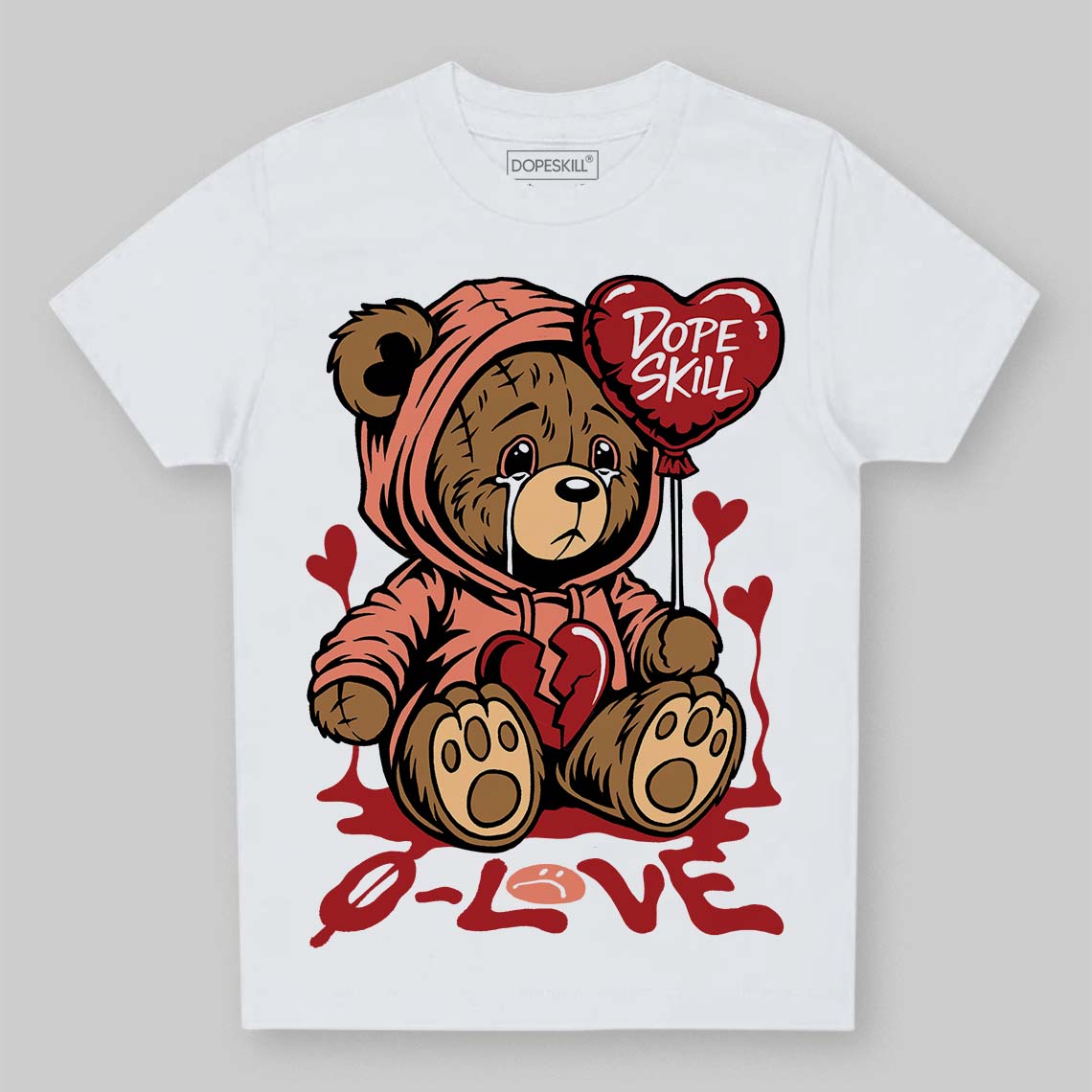 Rare Air Cinnabar 1s superstreetwear Toddler Kids T-shirt Broken Bear Graphic