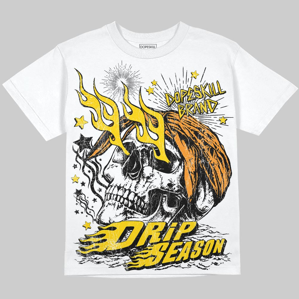 Yellow Ochre 6s superstreetwear Oversize Print T-Shirt Drip Season Graphic