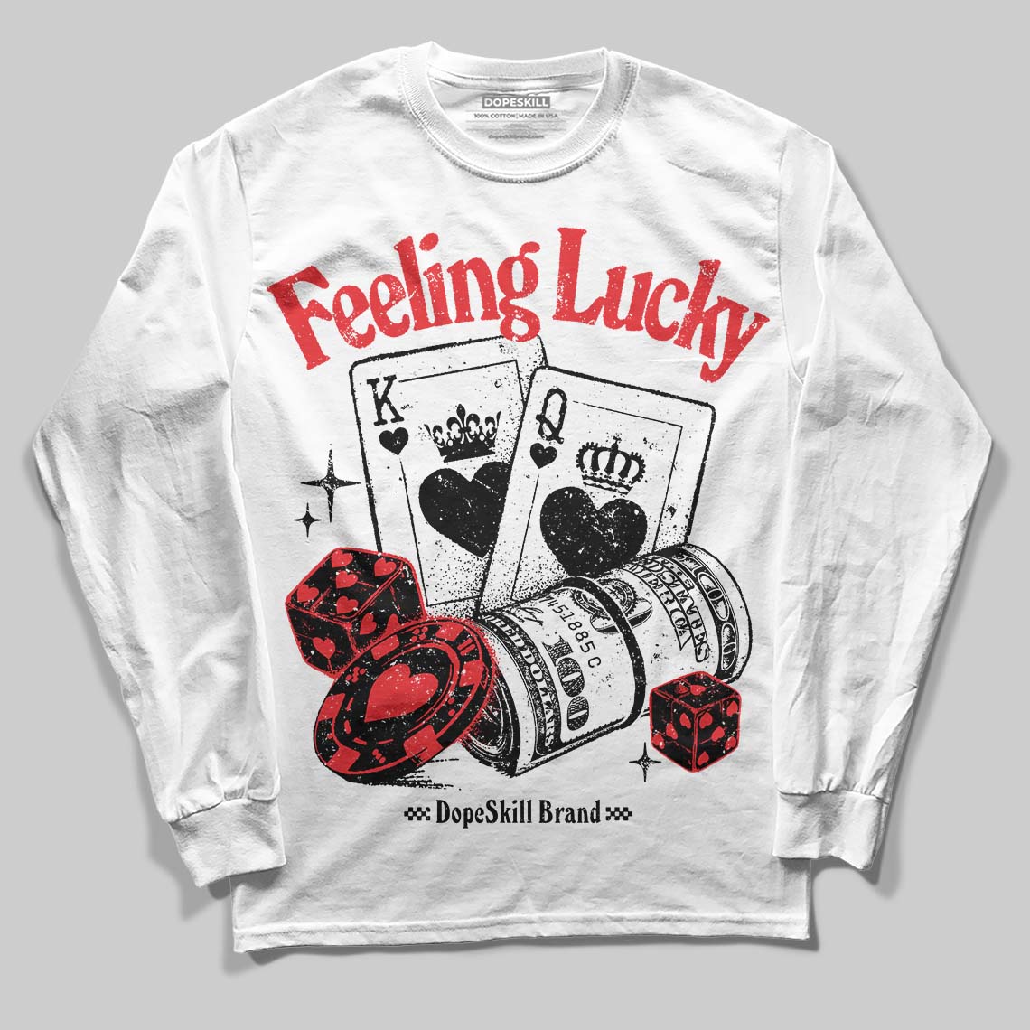 Dunk Panda White Black superstreetwear Long Sleeve T-Shirt Feeling Lucky Graphic