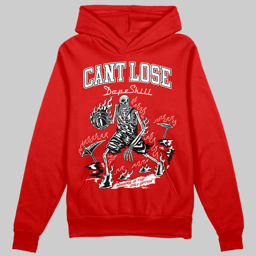 Bred Velvet 11s superstreetwear Red Hoodie Sweatshirt Cant Lose Graphic