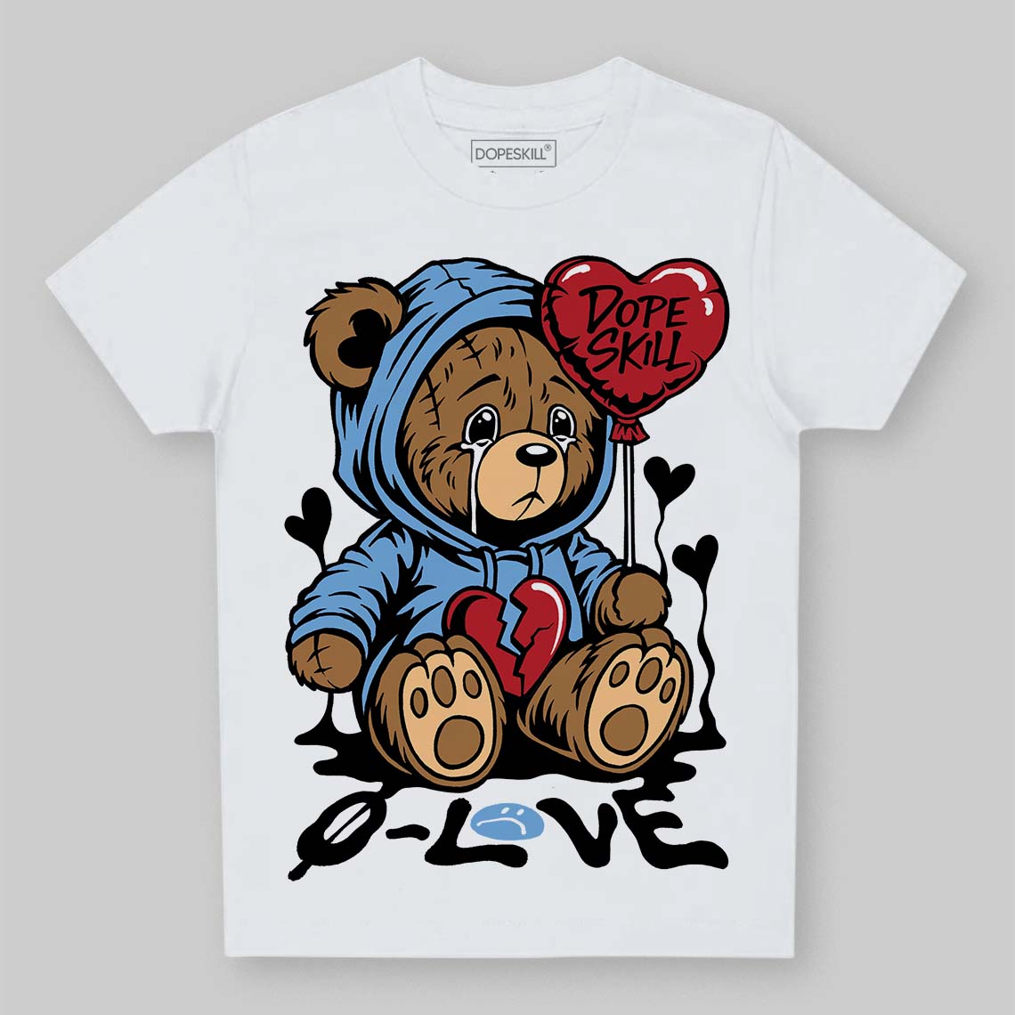Melo 12s superstreetwear Toddler Kids T-shirt Broken Bear Graphic