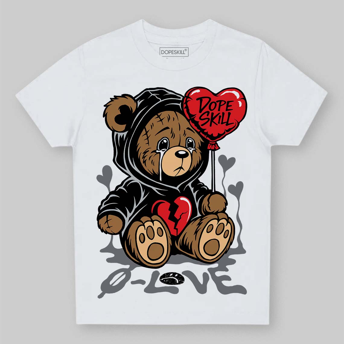 Fear 4s superstreetwear Toddler Kids T-shirt Broken Bear Graphic