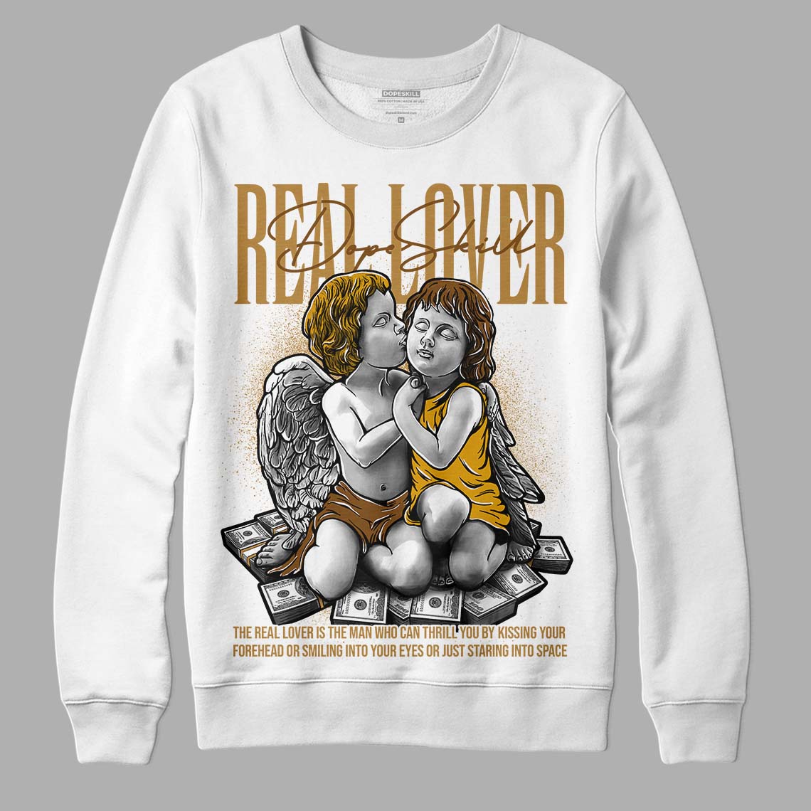 Wheat 13s superstreetwear Sweatshirt Real Lover Graphic