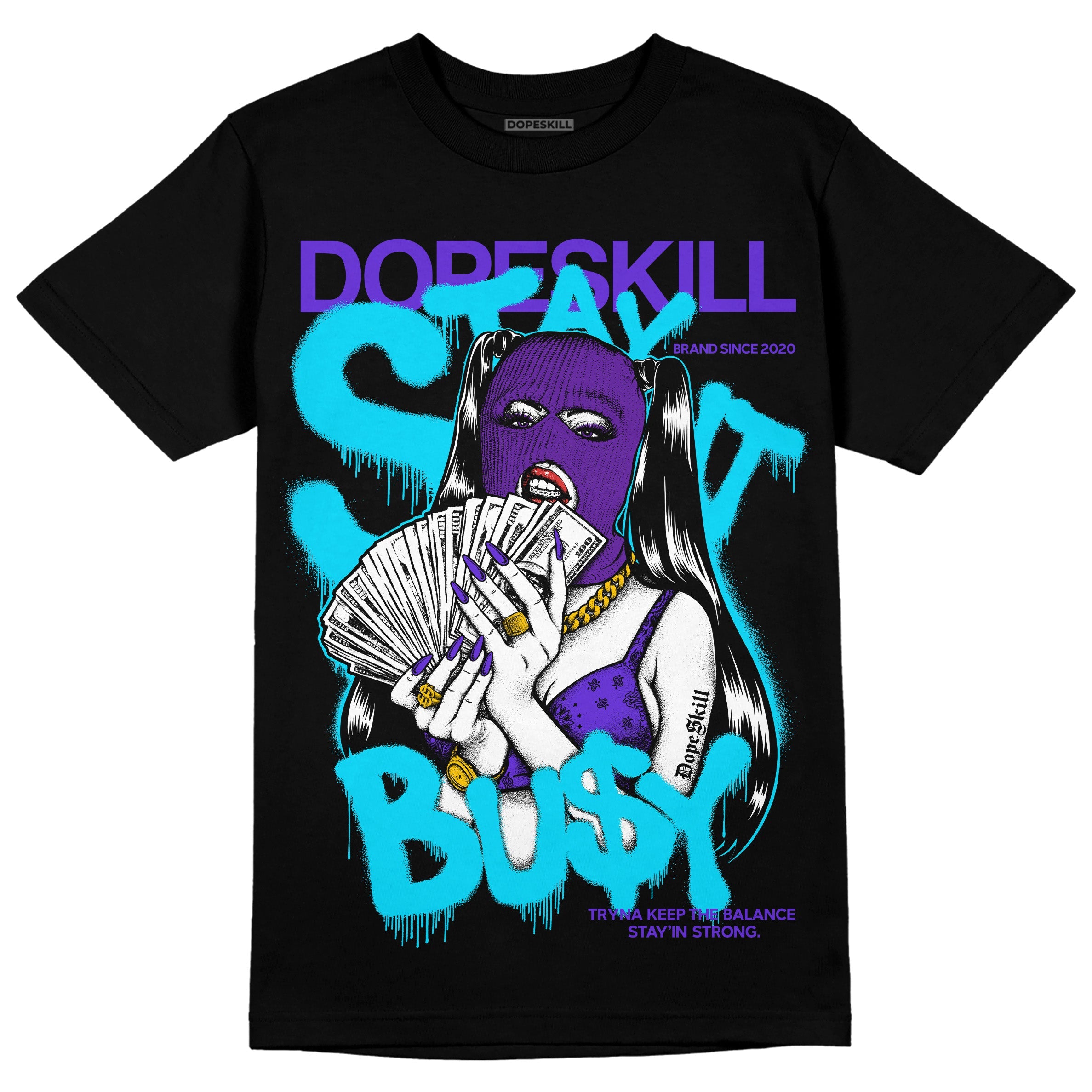 Aqua 6s superstreetwear T-Shirt Stay It Busy Graphic