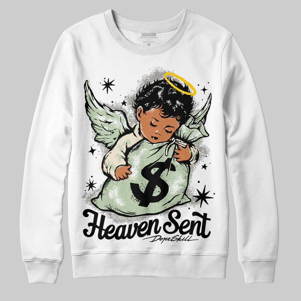 Seafoam 4s 2025 superstreetwear Sweatshirt Heaven Sent Graphic
