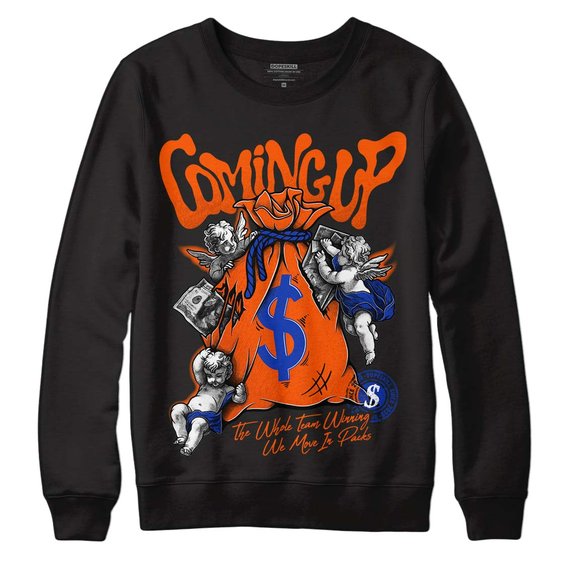 Dunk Low Futura Orange Blaze superstreetwear Sweatshirt Money Bag Coming Up Graphic