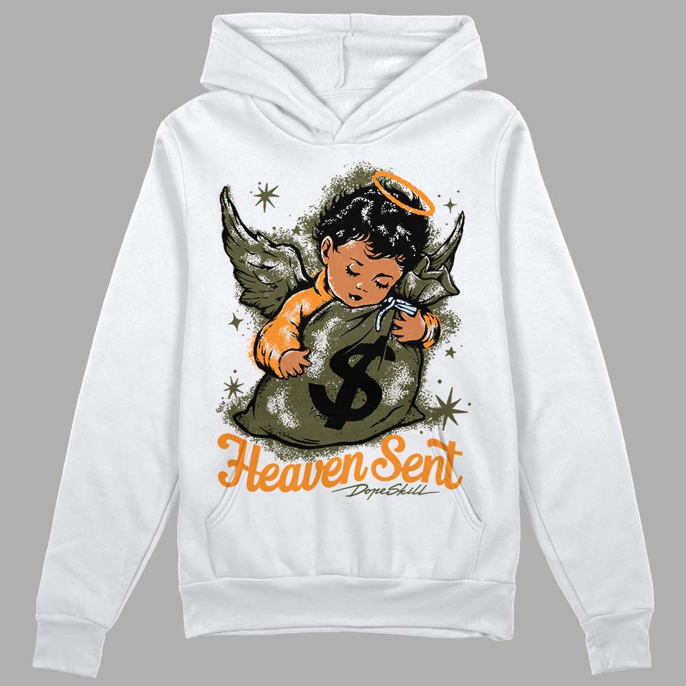 Olive 5s superstreetwear Hoodie Sweatshirt Heaven Sent Graphic