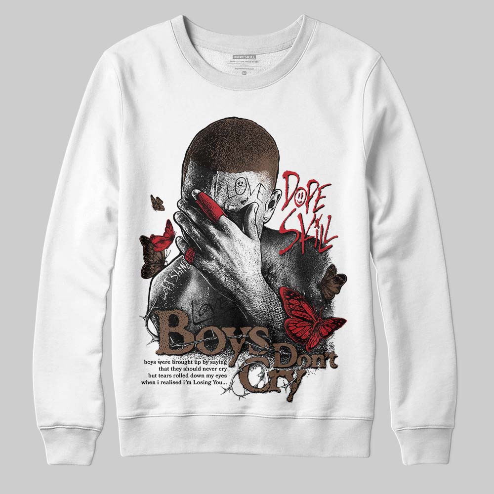 Olive 9s superstreetwear Sweatshirt Boys Don't Cry Graphic