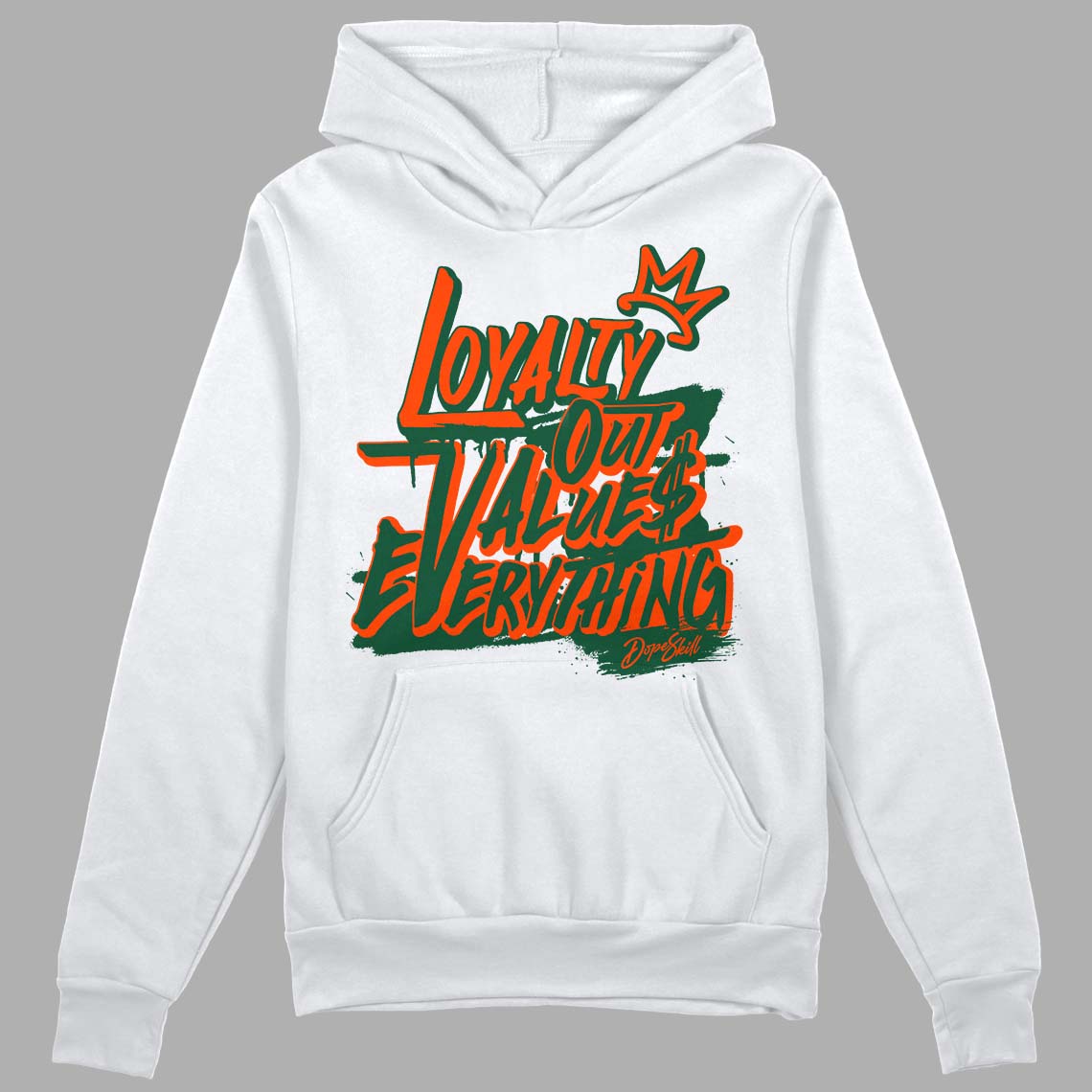 Dunk Low Team Dark Green Orange superstreetwear Hoodie Sweatshirt LOVE Graphic