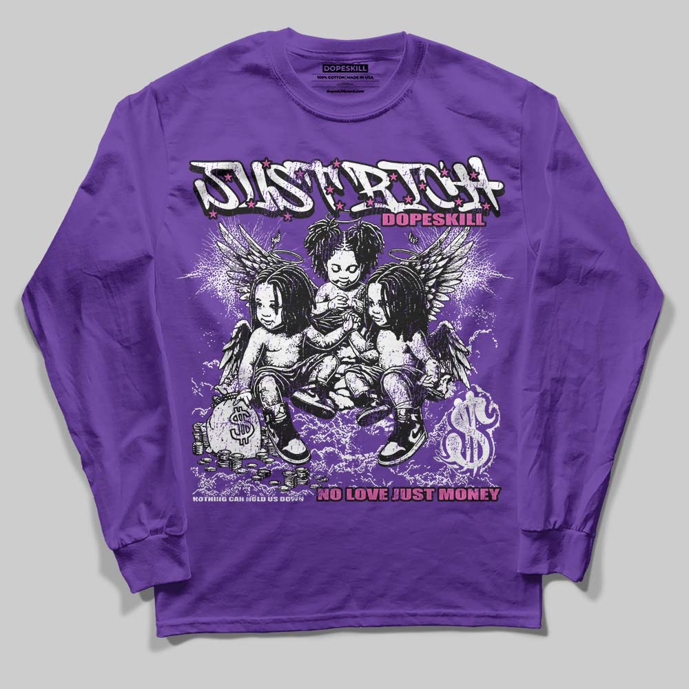 PURPLE Collection superstreetwear Long Sleeve T-Shirt Just Rich Graphic