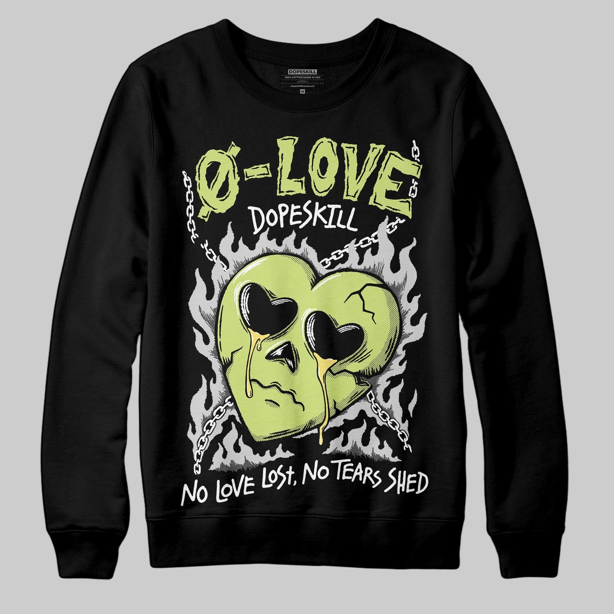 Light Lemon Twist 4s superstreetwear Sweatshirt Crying Heart Graphic