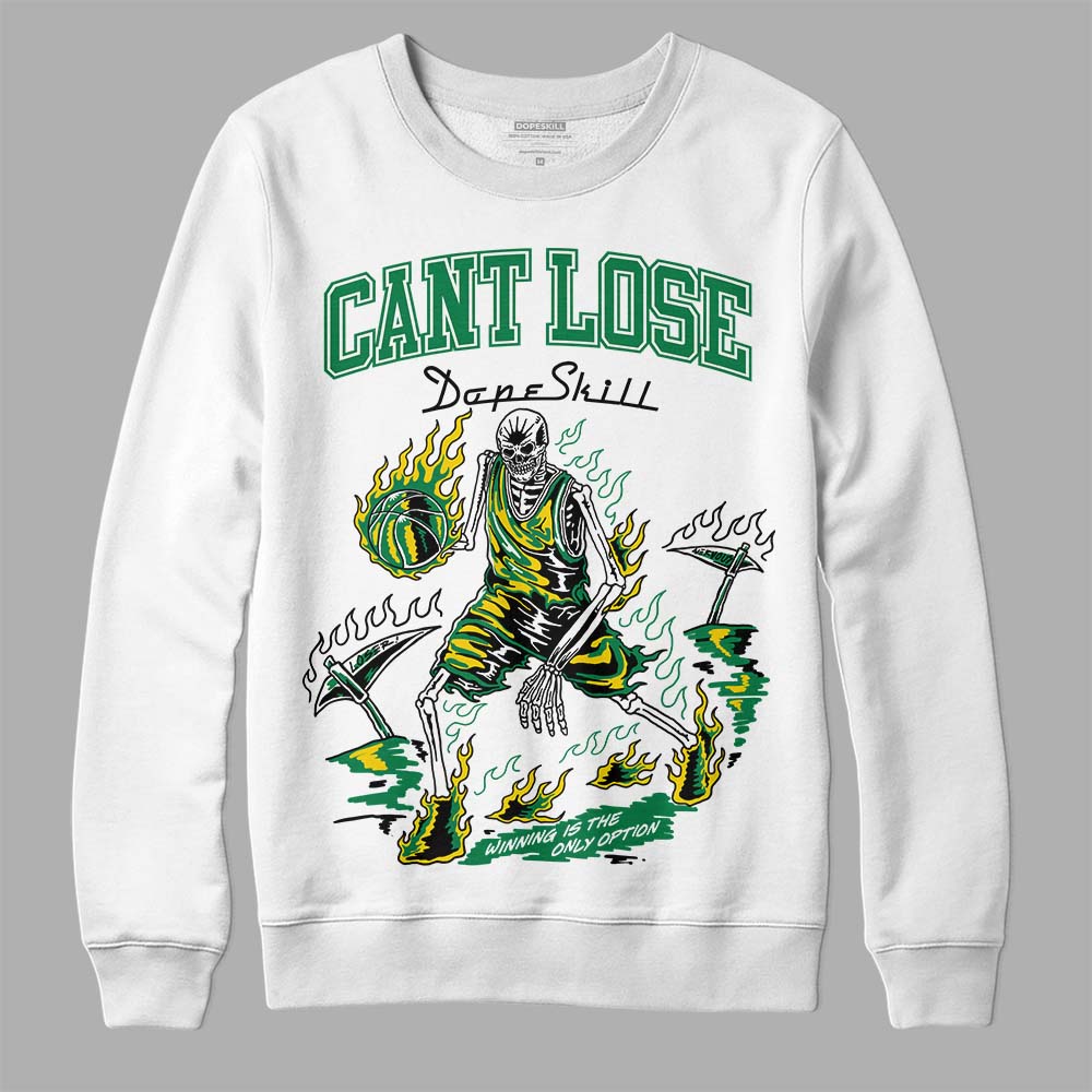 Lucky Green 5s superstreetwear Sweatshirt Cant Lose Graphic