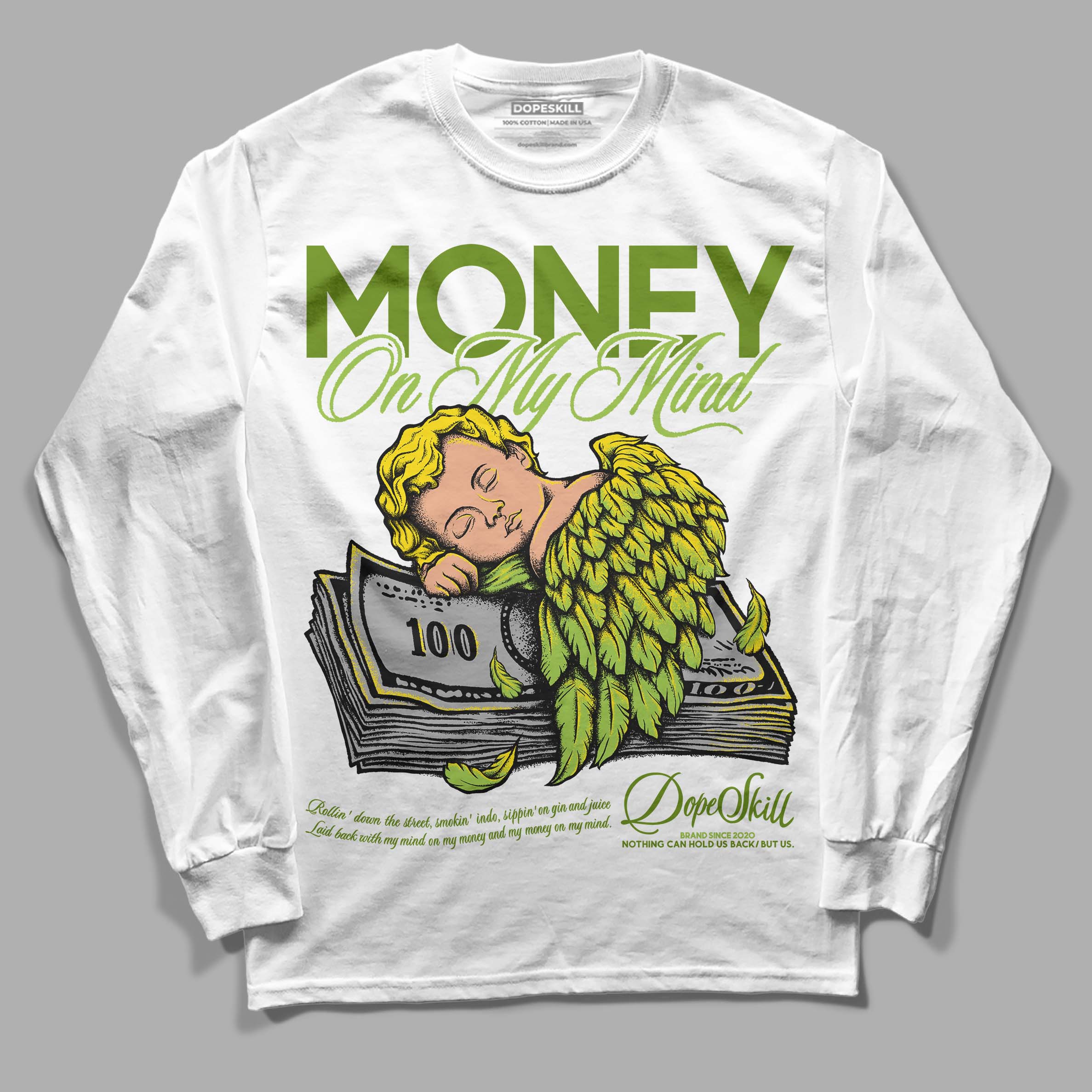 Dunk Low 'Chlorophyll' superstreetwear Long Sleeve T-Shirt MOMM Graphic