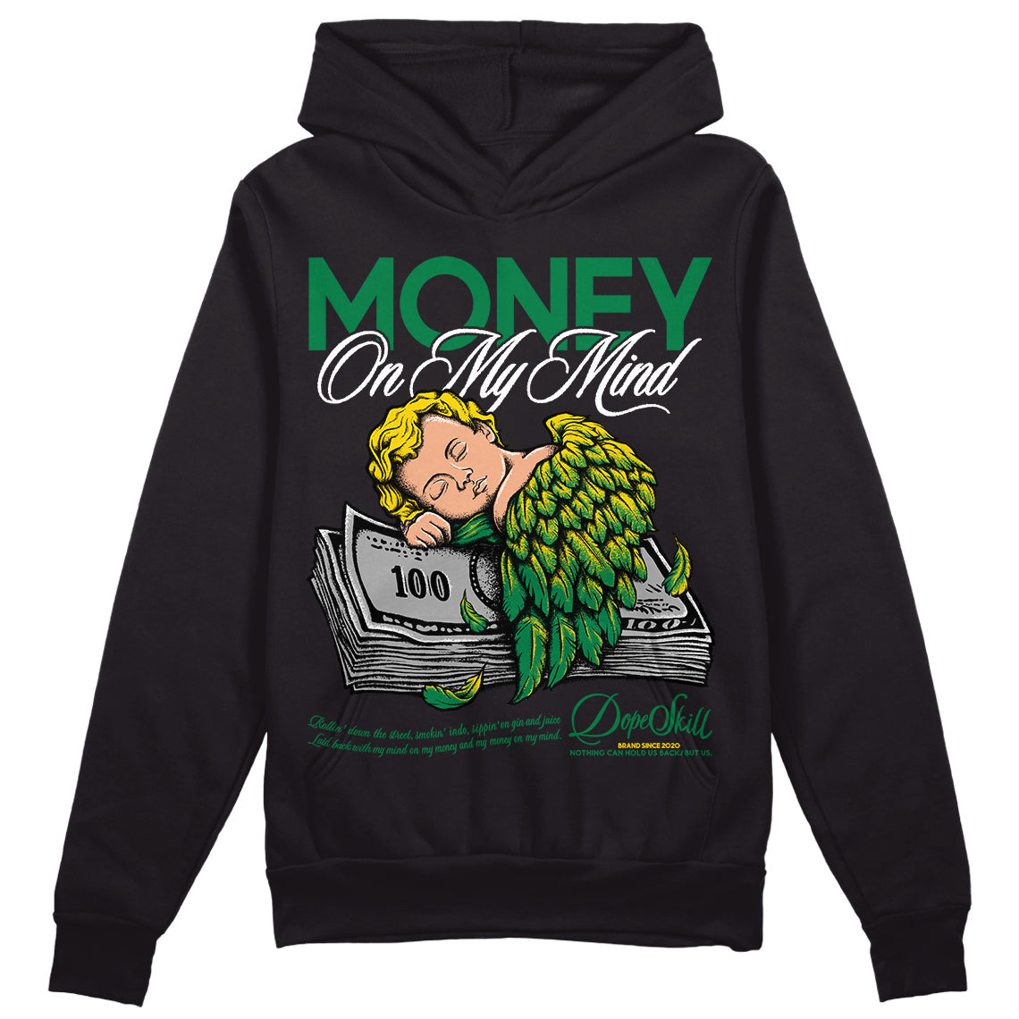 Lucky Green 5s superstreetwear Hoodie Sweatshirt MOMM Graphic