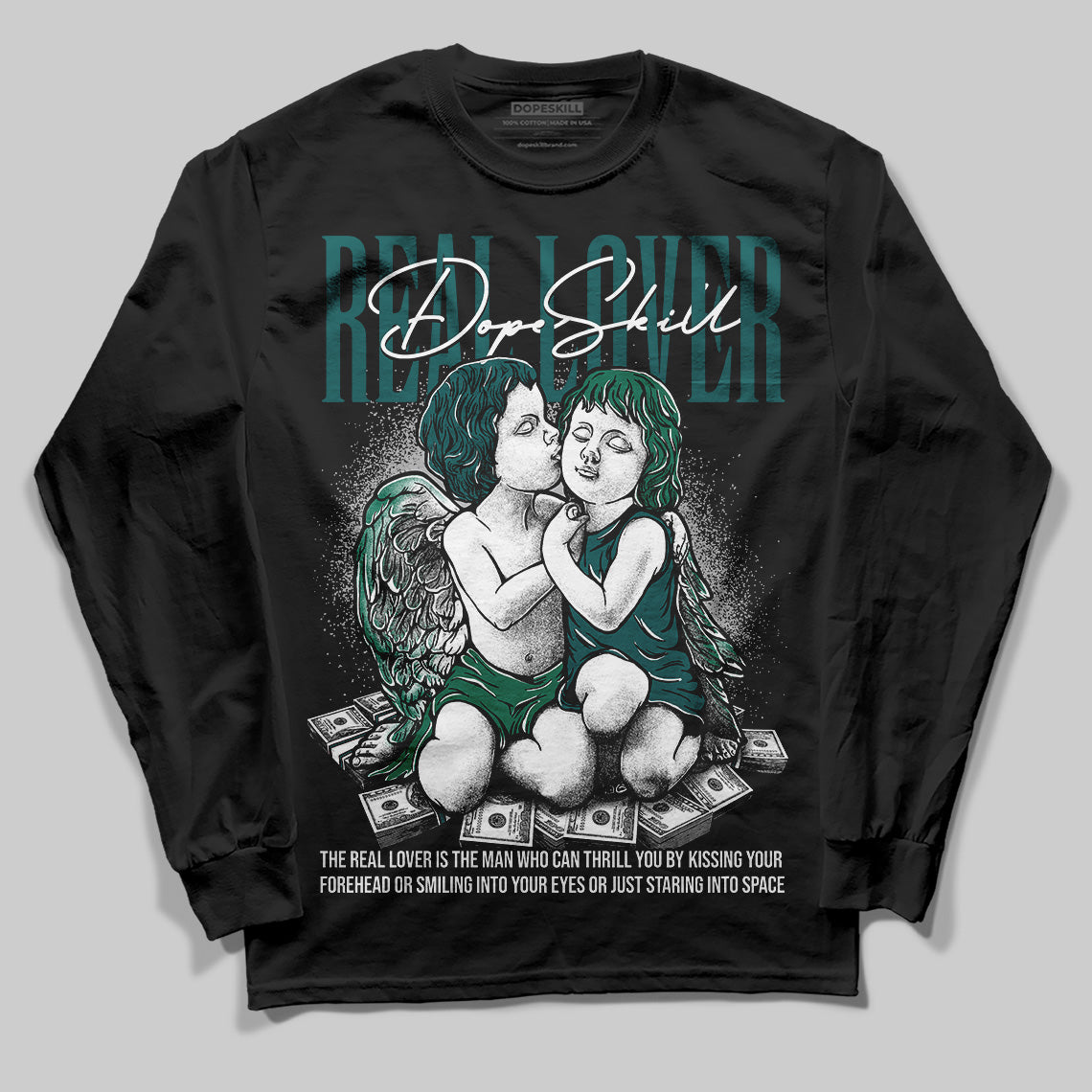 Gel 1130 White Dark Neptune superstreetwear Long Sleeve T-Shirt Real Lover Graphic