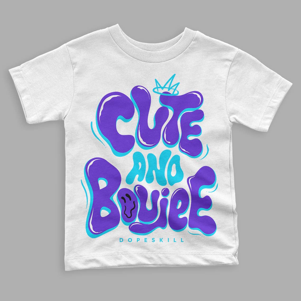 Aqua 6s superstreetwear Toddler Kids T-shirt Cute and Boujee Graphic