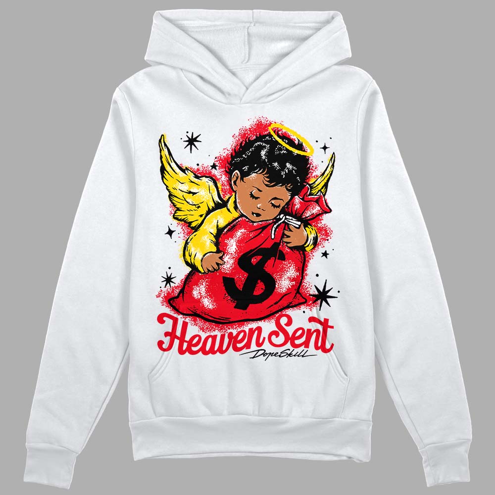 Red Thunder 4s superstreetwear Hoodie Sweatshirt Heaven Sent Graphic