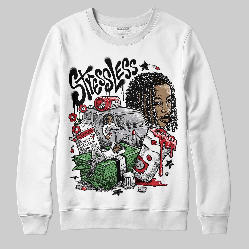 White Cement 4s superstreetwear Sweatshirt Stressless Graphic