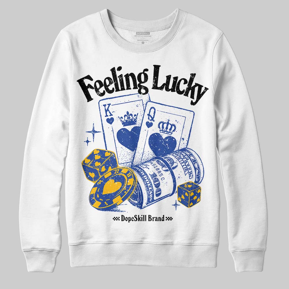 Royal Blue Collection superstreetwear Sweatshirt Feeling Lucky Graphic