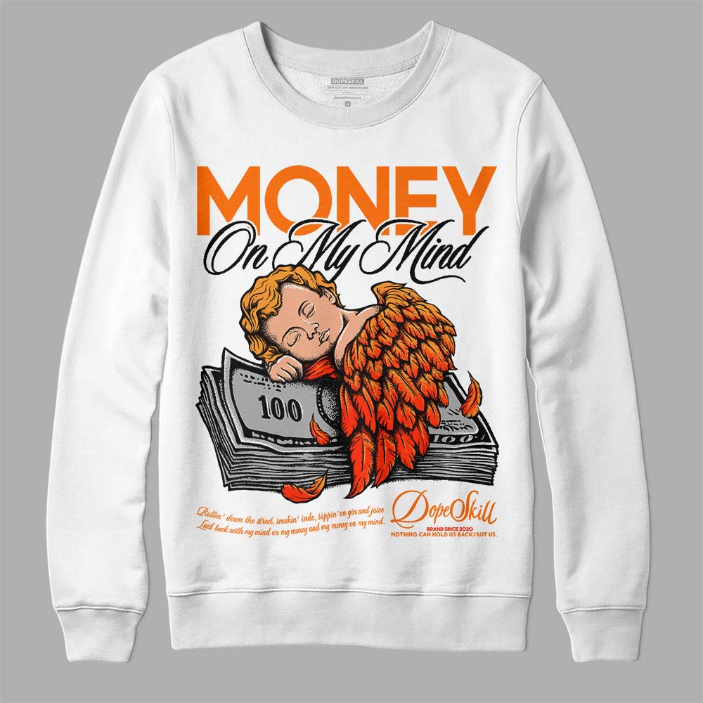 Orange Black White superstreetwear Sweatshirt MOMM Graphic