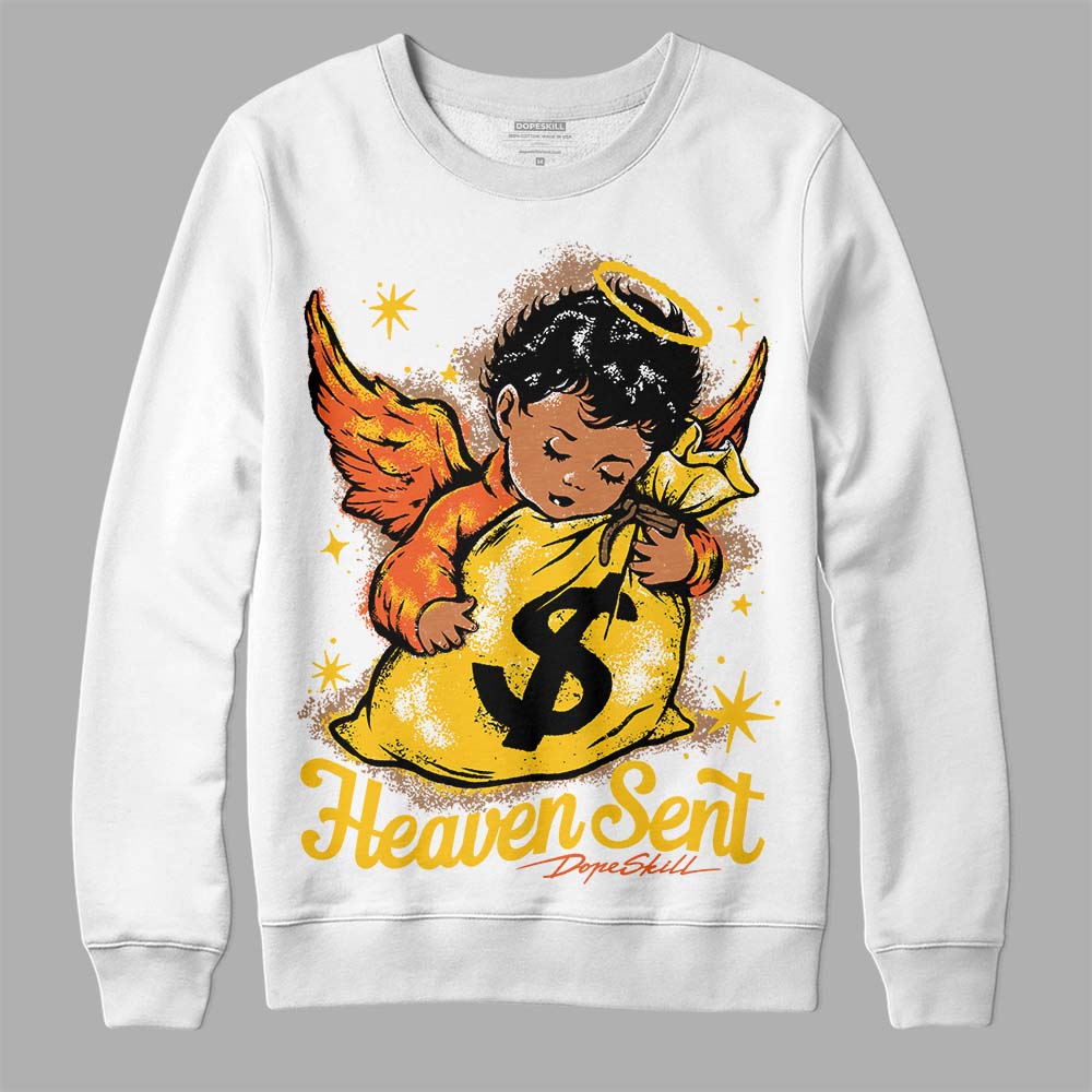 Yellow Collection superstreetwear Sweatshirt Heaven Sent Graphic