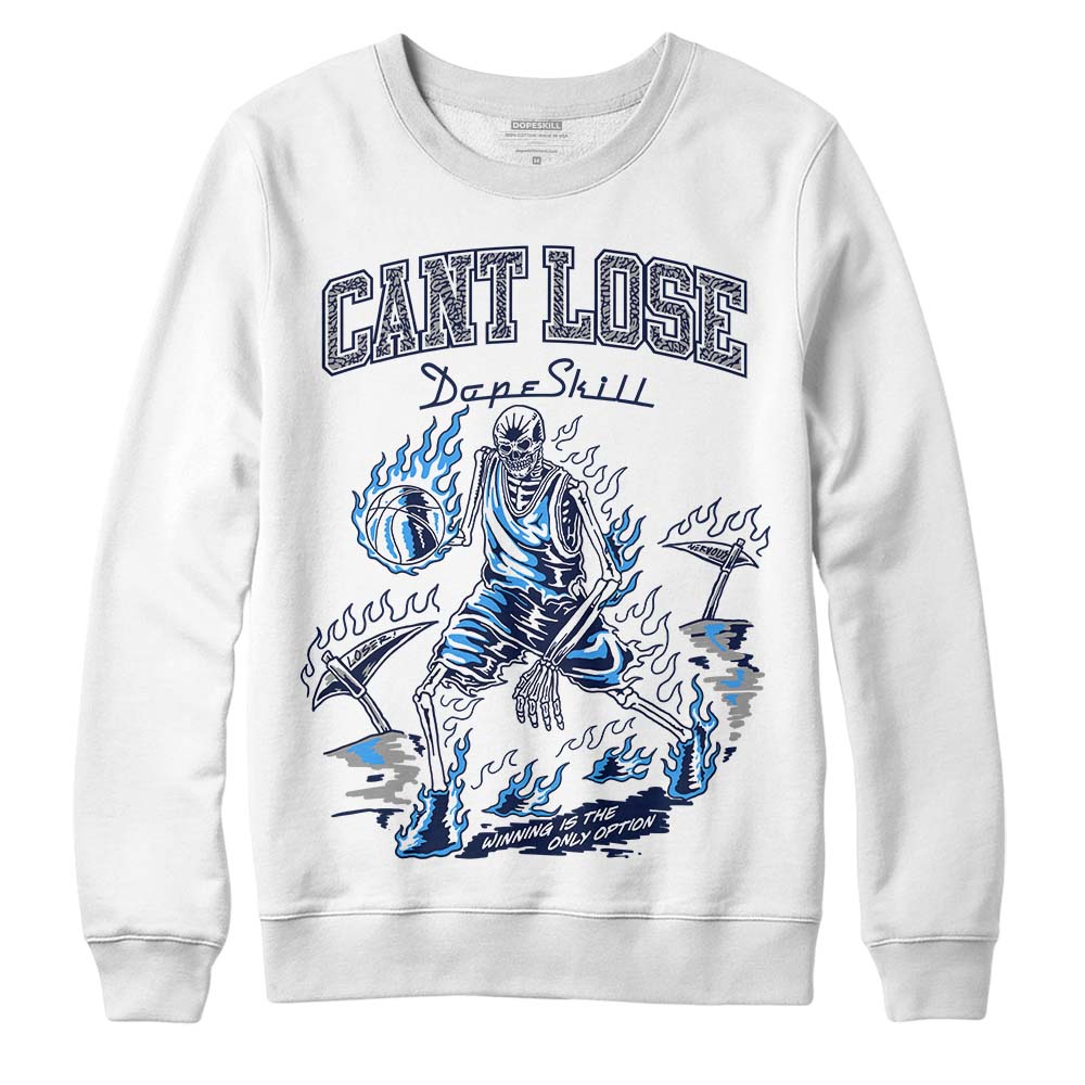 AJ Spizike White Obsidian superstreetwear Sweatshirt Cant Lose Graphic