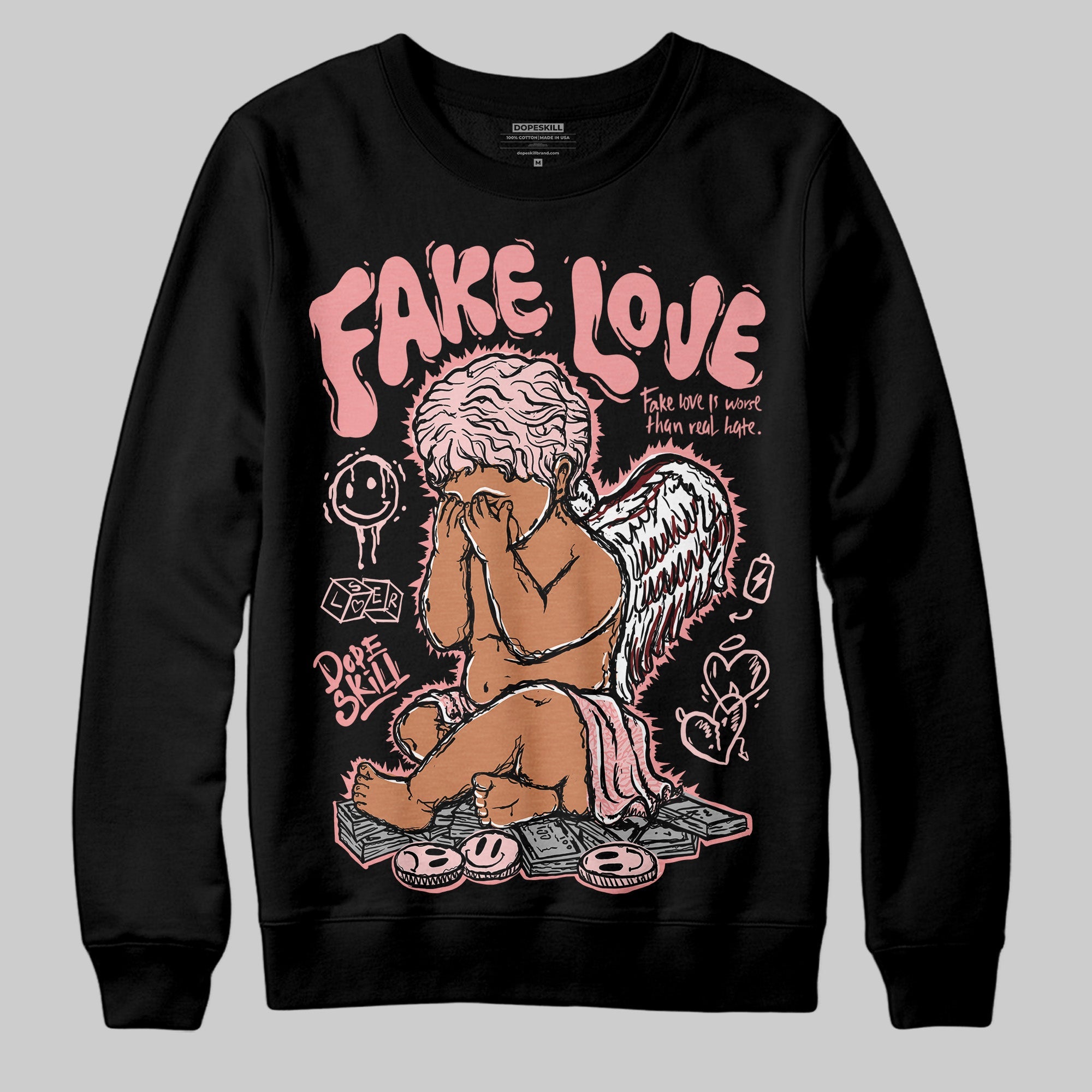 VALENTINE'S Day 3s superstreetwear Sweatshirt False Love Graphic