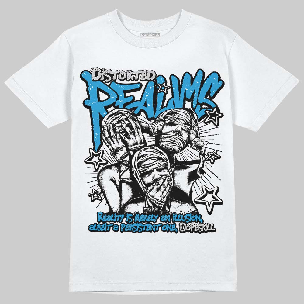 Military Blue 4s superstreetwear T-Shirt Distorted Realms Graphic