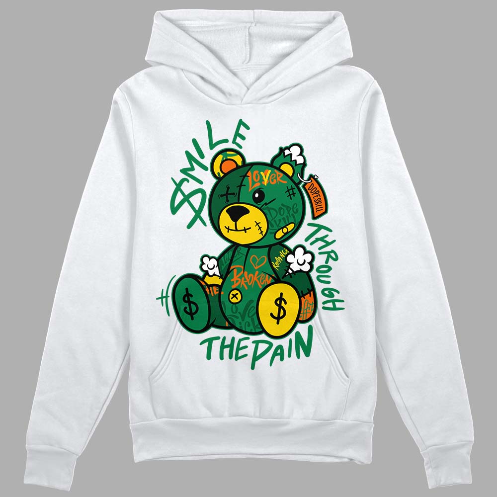 Green Collection superstreetwear Hoodie Sweatshirt Smile Through The Pain Graphic