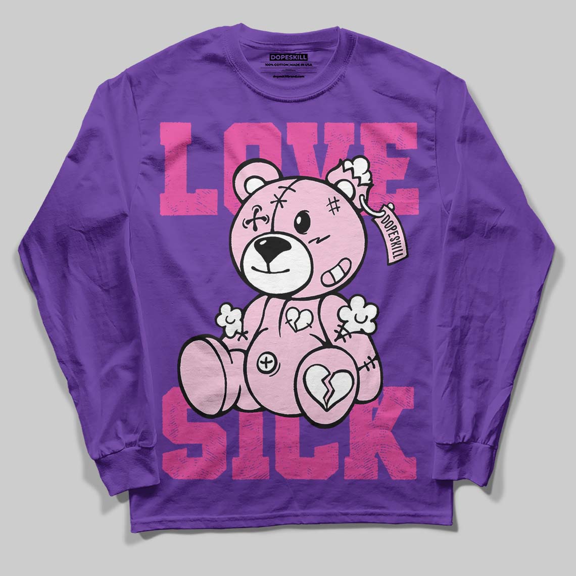 PURPLE Collection superstreetwear Long Sleeve T-Shirt Love Sick Graphic