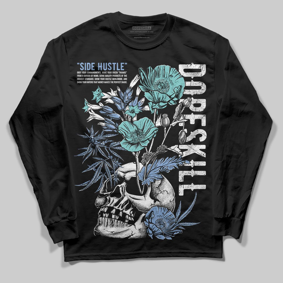 Forget Me Not 4s superstreetwear Long Sleeve T-Shirt Side Hustle Graphic
