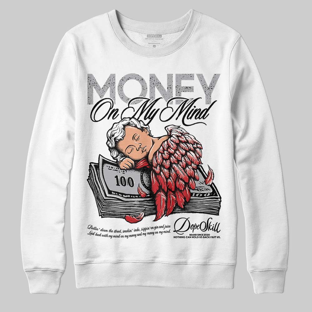 White Cement 4s superstreetwear Sweatshirt MOMM Graphic