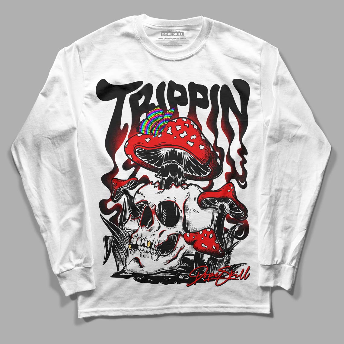 85 Black White 1s superstreetwear Long Sleeve T-Shirt Trippin Graphic