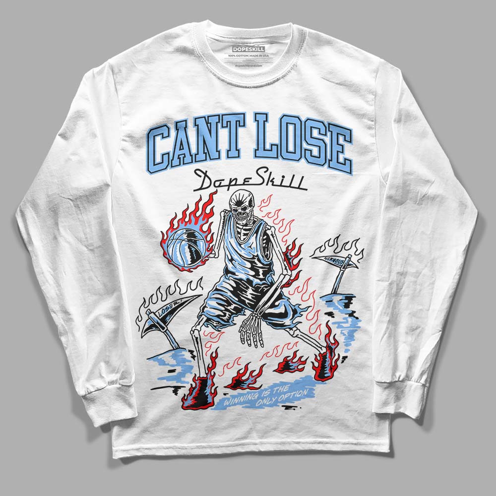 Powder Blue 9s superstreetwear Long Sleeve T-Shirt Cant Lose Graphic