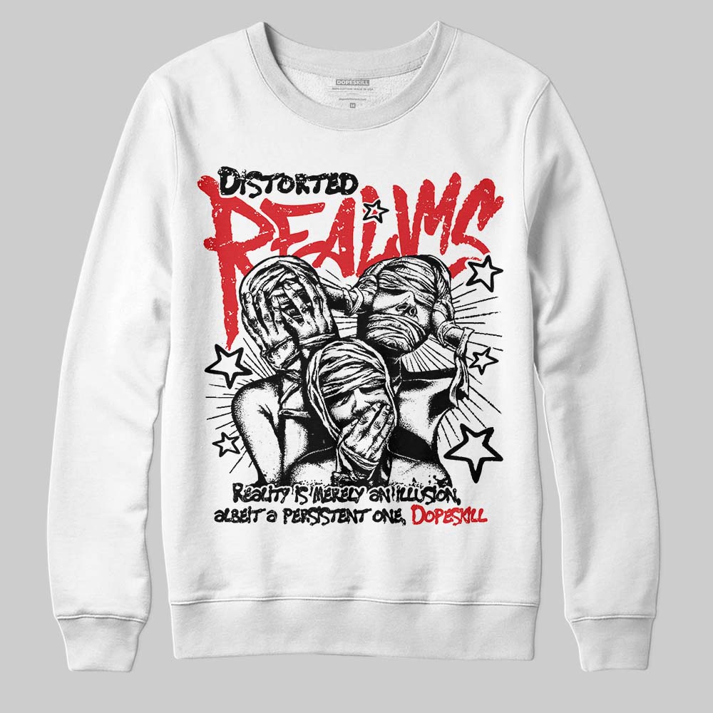 Black and White Collection superstreetwear Sweatshirt Distorted Realms Graphic