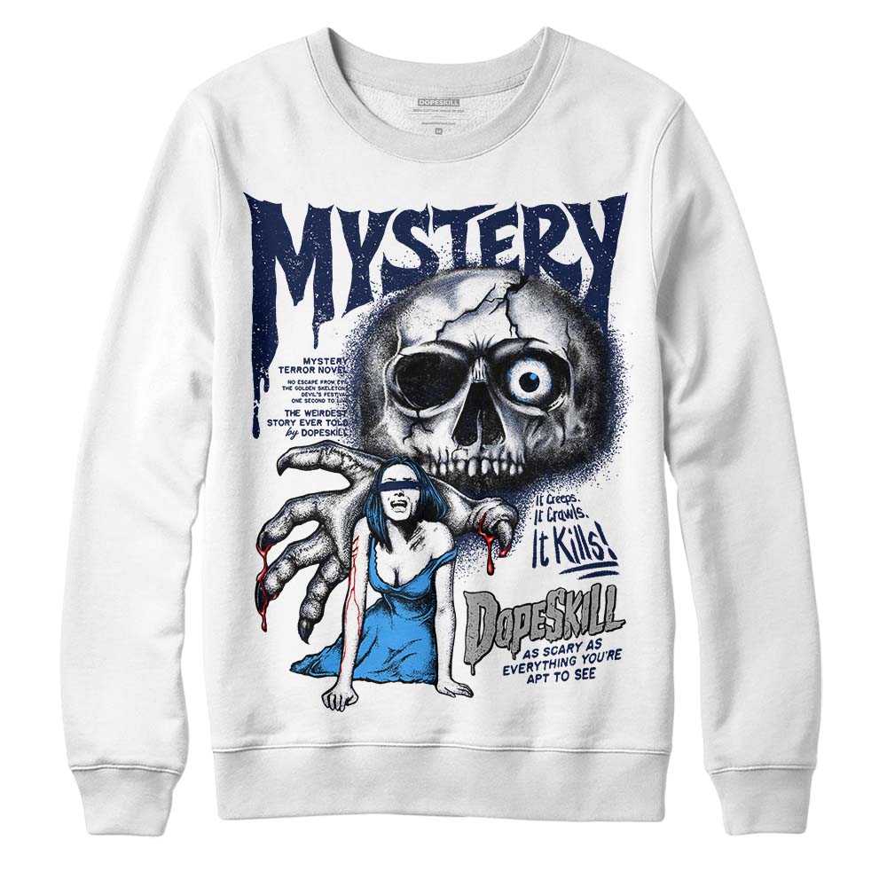 AJ Spizike White Obsidian superstreetwear Sweatshirt Mystery Ghostly Grasp Graphic