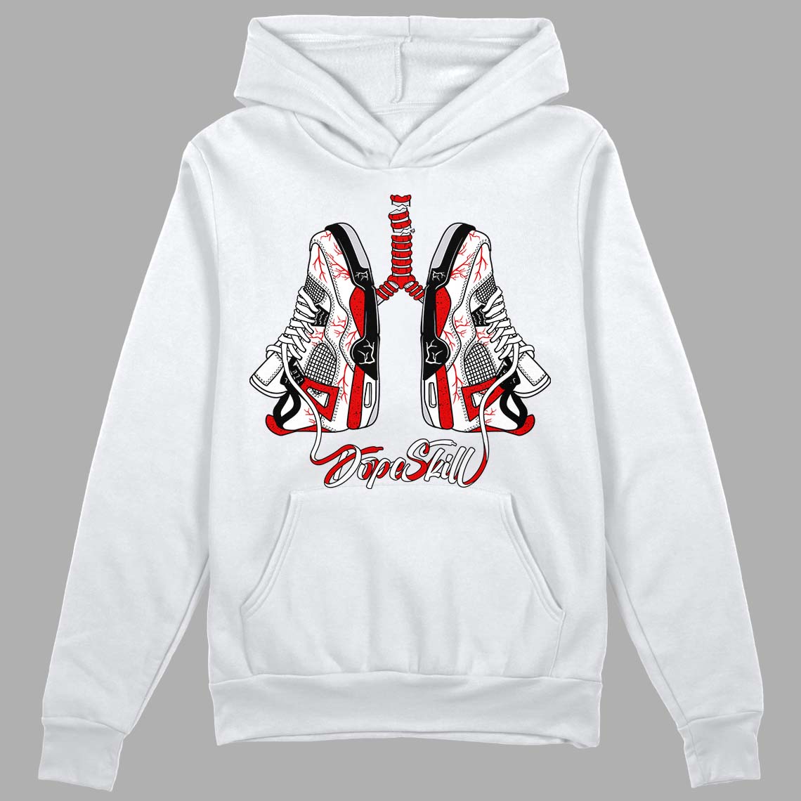 Red Cement 4S superstreetwear Hoodie Sweatshirt Breathe Graphic