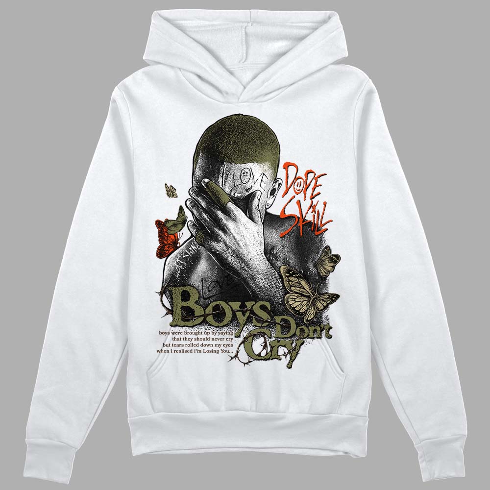 Olive Collection superstreetwear Hoodie Sweatshirt Boys Don't Cry Graphic