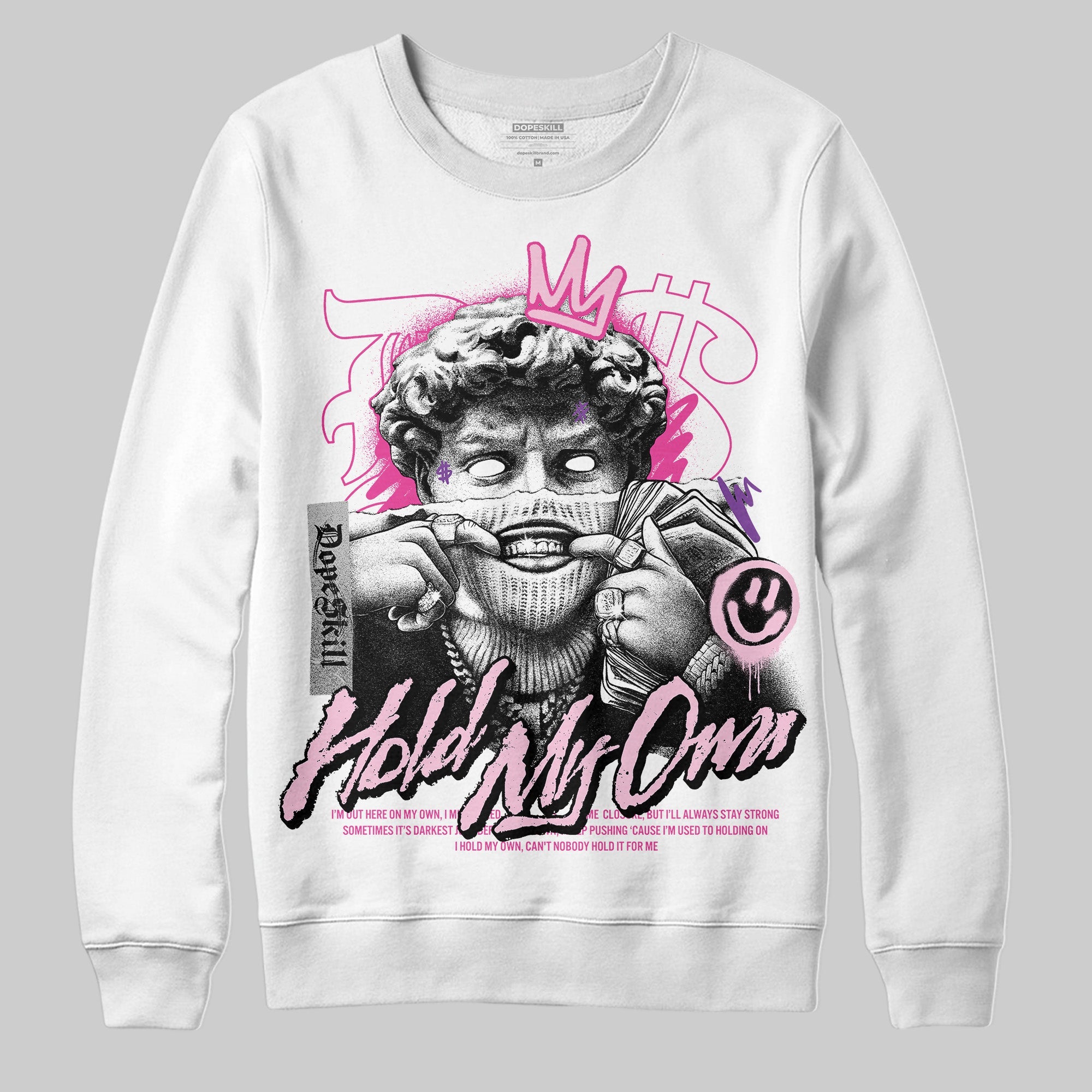 Pink Collection superstreetwear Sweatshirt In My Way Graphic