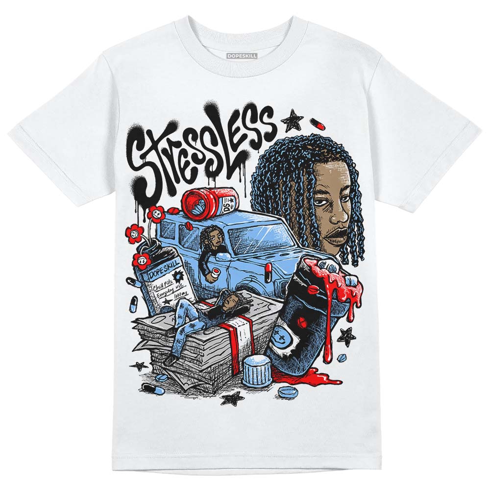 Powder Blue 9s superstreetwear T-Shirt Stressless Graphic